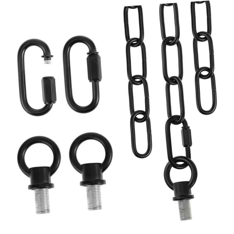 IMIKEYA 1 Set Hängeketten Set 18 M Industrielle Schwarze Leuchtenkette Gebürstete Bronze Robuste Hängekorbketten Leuchtenketten Zum Aufhängen Rostfreie Arbeiten Schweres von IMIKEYA