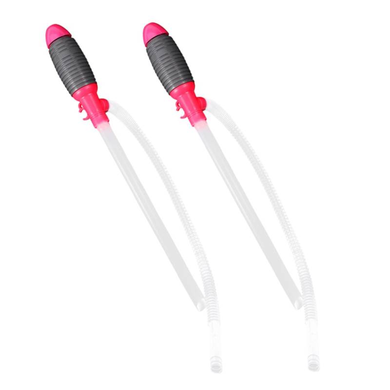 IMIKEYA 2 Pcs Öl Extractor Benzin Tragbare Pumpe Saug Transfer Siphon Iii Auto Zubehör Kunststoff von IMIKEYA
