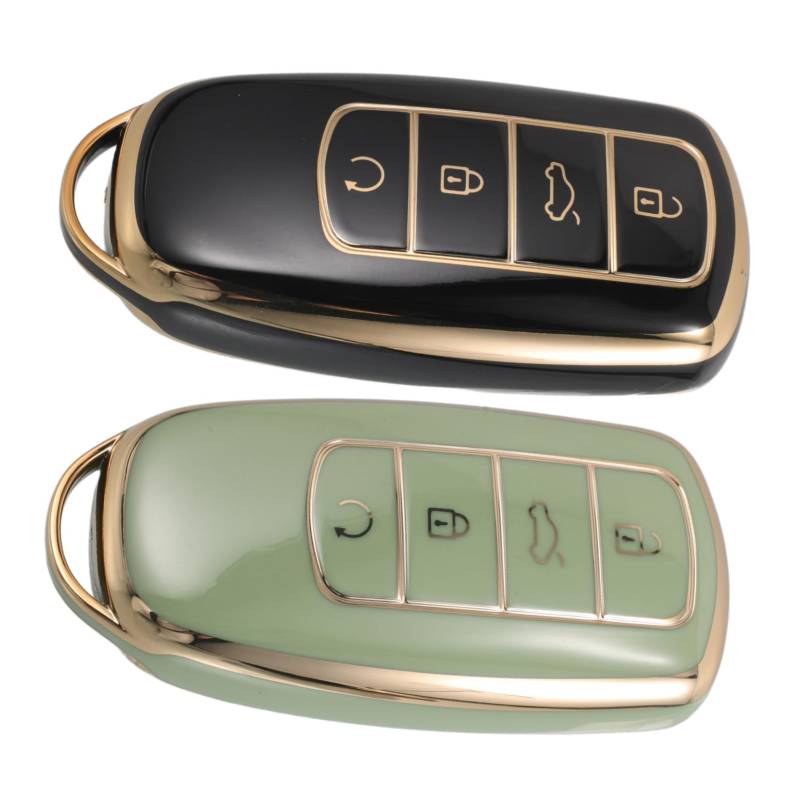 IMIKEYA 2 Stück Autoschlüsselschale Schlüsselhüllen Für Autoschlüssel Auto-fernbedienungsabdeckung Autoschlüssel Shell-Abdeckung Keyless-Entry-Fall Ersatz-schlüsselanhänger TPU von IMIKEYA