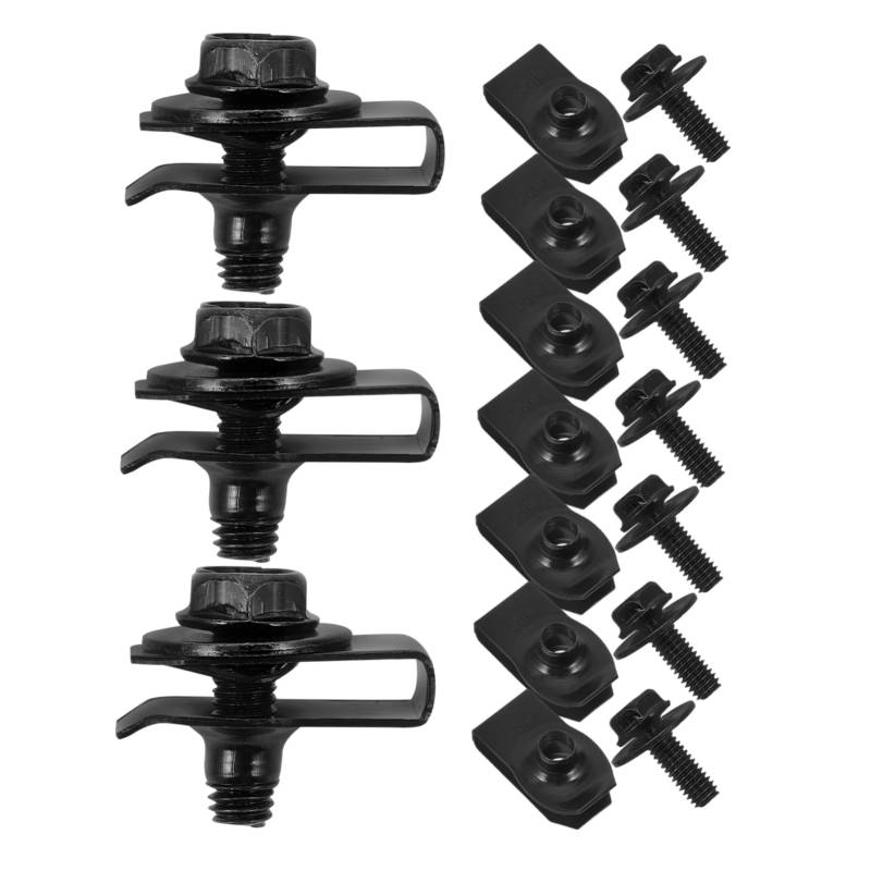 IMIKEYA 20Stücke Teiliges Blechmutter Kit Für Autos Universelle Schraubklemmen Vibrations Design Einfache Installation Kompatibel Mit Verschiedenen Automodellen Für Sichere von IMIKEYA