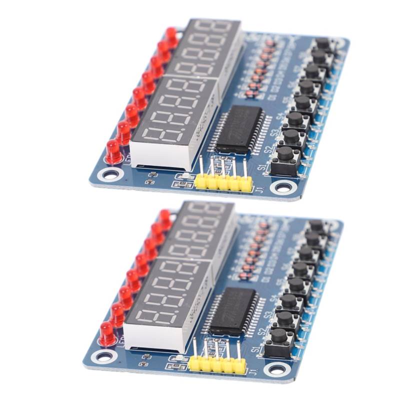 IMIKEYA 2Stücke Stelliges LED Anzeigemodul Für Mikrocontroller Kompatibel Mit Avr Für Digitaluhren Timer Anzeigetafeln Einfache Bedienung Präzise Anzeige von IMIKEYA