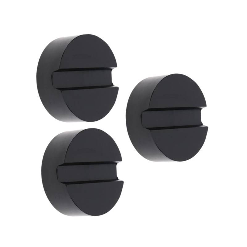 IMIKEYA 3Stücke Auto Jack Pads für Hydraulische Wagenheber Bodenheberauflage Jack Pad Adapter für Fahrzeughebepunkte Schützt Rahmenschienen Beschädigungen Schwarz von IMIKEYA