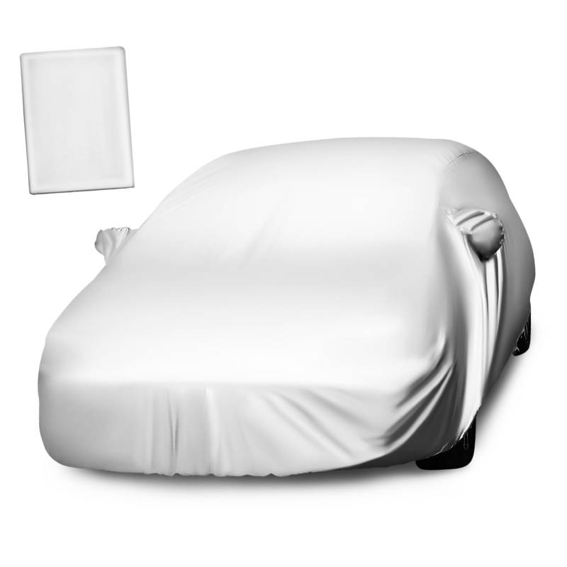 IMIKEYA Autoabdeckung XL Für Draußen Und Drinnen UV Schutz Aus Silberbeschichtetem Material Für Verschiedene Automodelle Optimaler Schutz von IMIKEYA