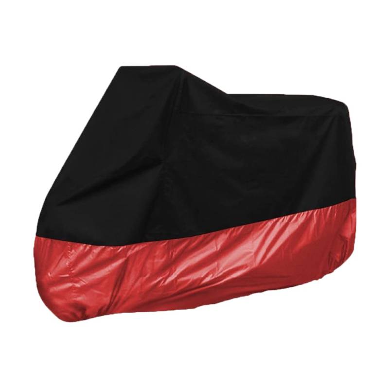 IMIKEYA Sonnenschutzautoabdeckung Outdoor-Indoor-motorradabdeckung Atmungsaktive Motorradabdeckung Mit Uv-Schutz Outdoor-fahrradabdeckung Wasserdicht Motorrad Regenschutzhülle Rot von IMIKEYA