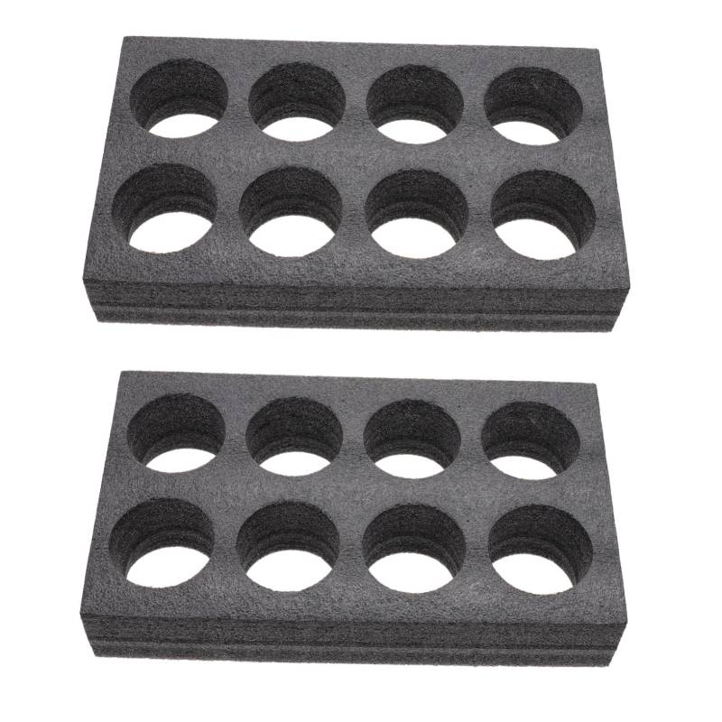 IMIKEYA Wohnmobil Gläserhalter Styropor Gläserhalter 6 STK Milch Tee Tasse Schaumflasche Wohnmobile Getränkehalter Schaumstoff Kiste Zum Mitnehmen Outdoor-Cup Perlenbaumwolle Spielereien Kaffeetasse von IMIKEYA