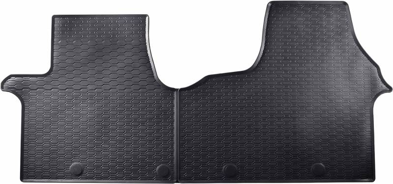 Gummi-Fußmatten passend für Renault Trafic III 2014- passgenau, strapazierfähiges Material, rutschfeste Oberfläche, wasserdicht von IMJ-Global