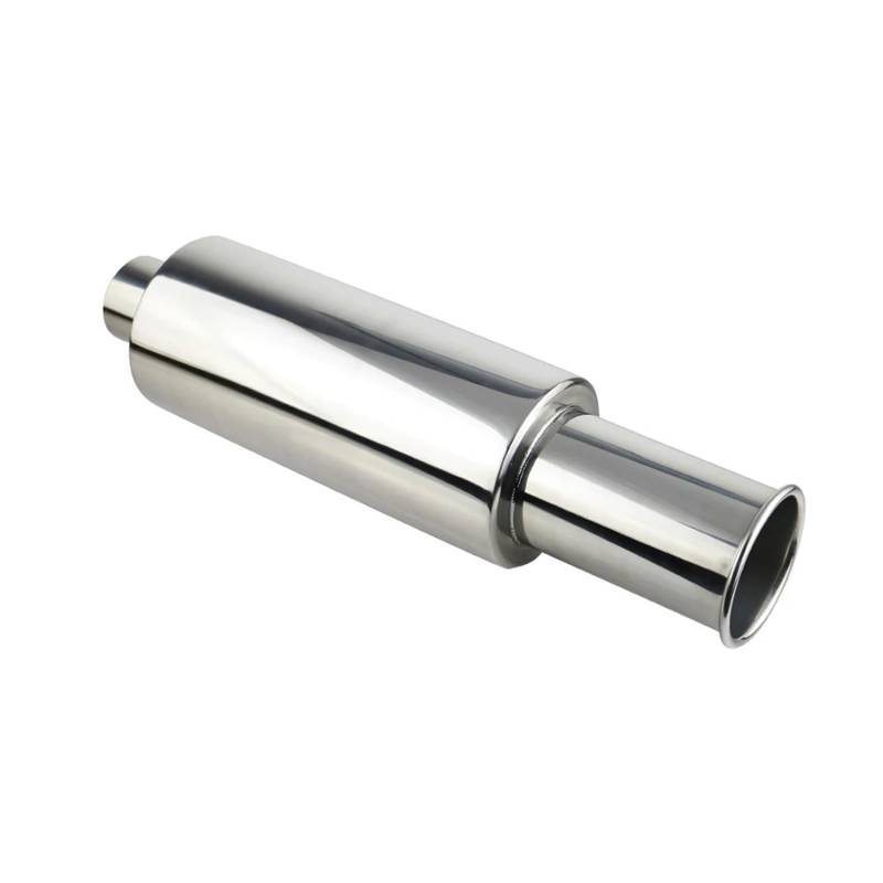 Endrohr Auspuffschalldämpferrohr 63 Mm Universal-Rennschalldämpfer 102 Mm Gerollter Auslass Schalldämpferblende von IMMLSX