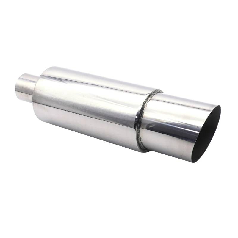 Endrohr Auspuffspitze Auto Escape Auspuffanlagen 63MM Auto Racing Sport Schalldämpfer Turbo Sound Boost Tipps Modifikation Zubehör 2,5 Zoll Schalldämpferblende(XH-EP089-SL) von IMMLSX