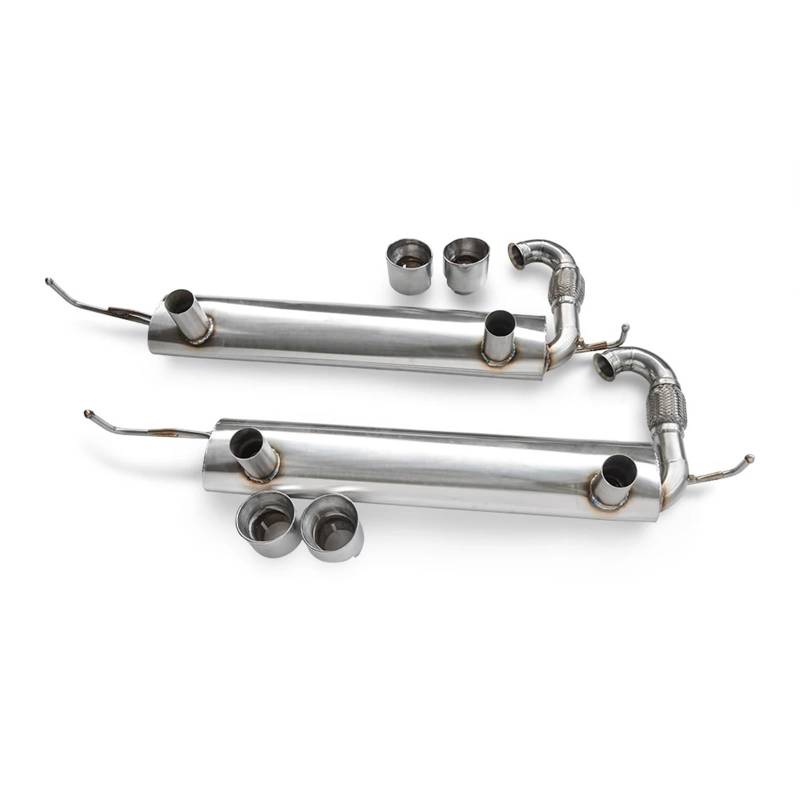Endrohr Für Benz Für Smart W453 1.0/0.9T 2015-2021 Cat Back Auspuff Edelstahl Performance Auspuff Geeignet Schalldämpferblende von IMMLSX