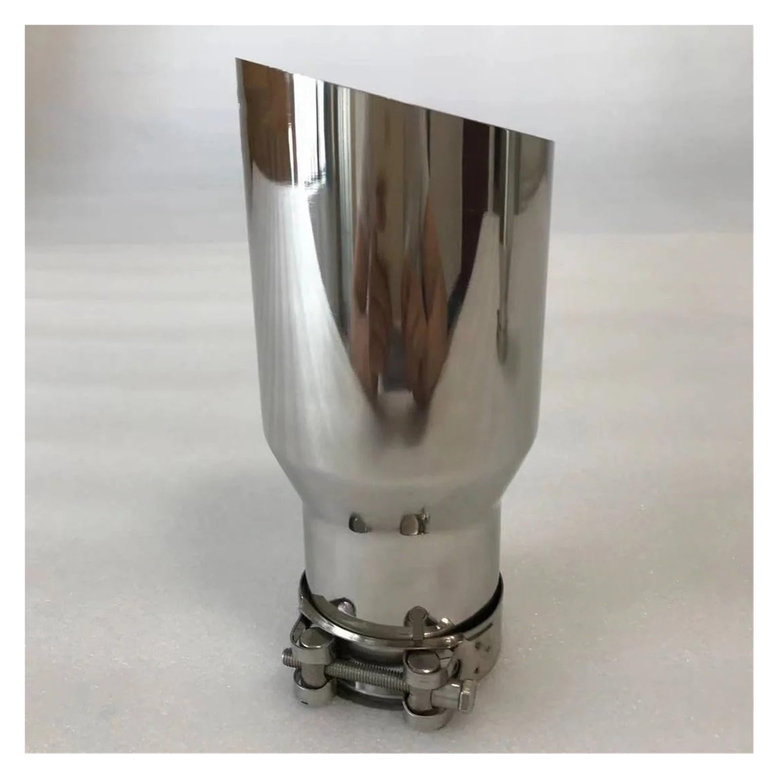 Endrohr Für E90 W222 Rohr Edelstahl Fahrzeug Umrüstung Universal Auspuff Spitze Auto Schalldämpfer Schwanz Kehle Modifikation Schalldämpferblende(63MM-89MM Bevel) von IMMLSX