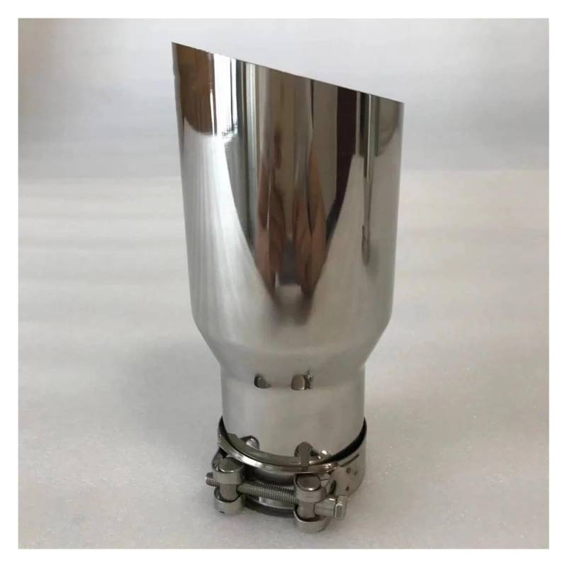 Endrohr Für E90 W222 Rohr Edelstahl Fahrzeug Umrüstung Universal Auspuff Spitze Auto Schalldämpfer Schwanz Kehle Modifikation Schalldämpferblende(63MM-89MM Bevel) von IMMLSX