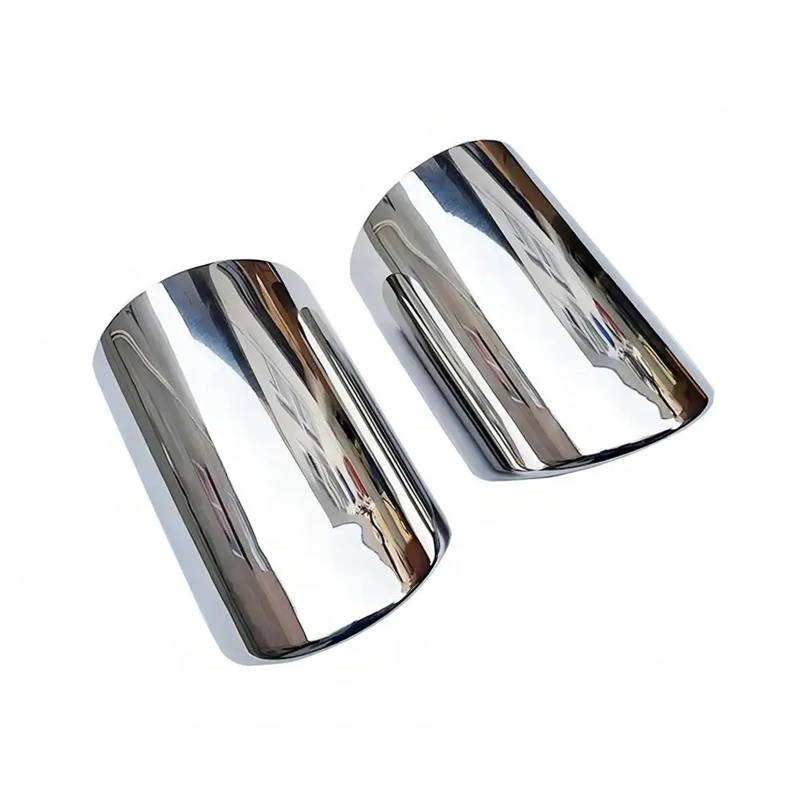 Endrohr Für Q7 Für TDI Für Quattro 2006 2007 2008 2009 2010-2013 Auto Zubehör 2 Stücke Auto Auspuffrohr Chrom Edelstahl Schalldämpfer Spitze Schalldämpferblende(95mm Silver) von IMMLSX