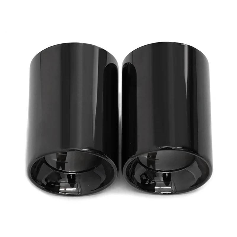 Endrohr Für X1 F48 2016-2021 304 Edelstahl Auto Auspuffrohr Outlet Dekoration Schalldämpfer Auspuffblenden 2pcslot Auspuffspitze Schalldämpferblende(Black) von IMMLSX