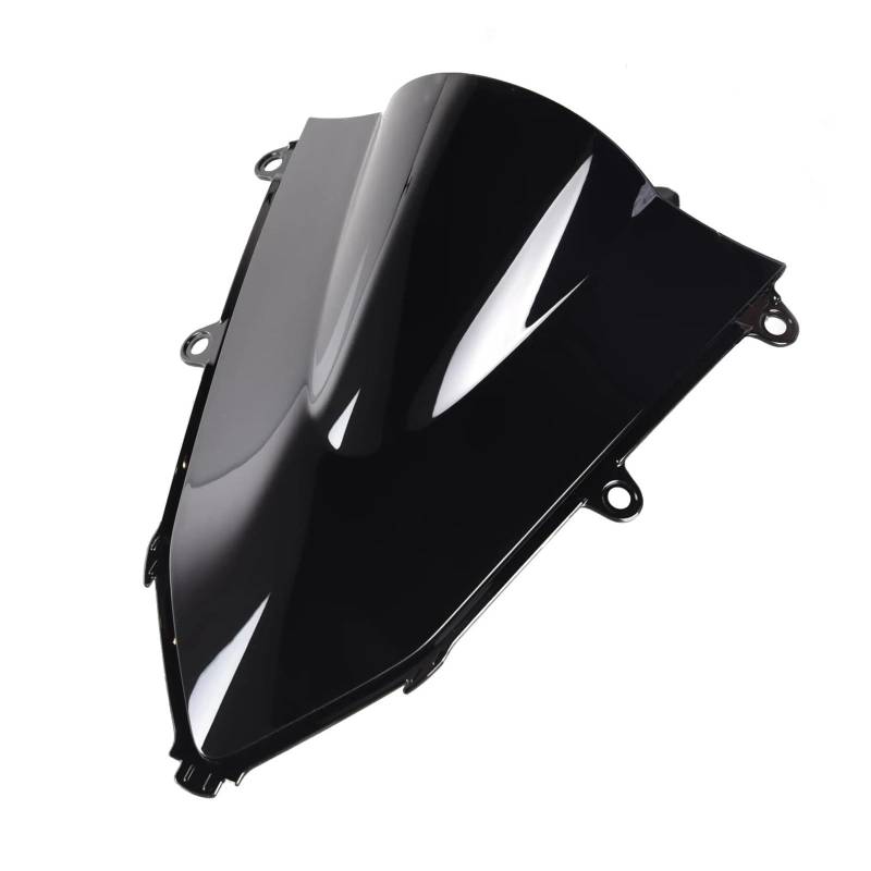 Motorrad Wind Luftabweiser Für CBR 650R Für CBR400R 2019-2024 Motorrad Windschutzscheibe Verkleidung Windschutzscheibe Bildschirm Windschild Spoiler(Black) von IMMLSX