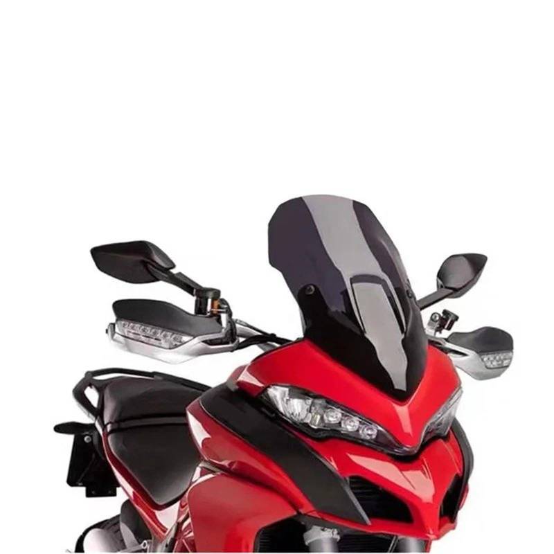 Motorrad Wind Luftabweiser Für CRF1100L Für ADV 2020-2021 Motorrad Windschutzscheibe Windschutzscheibe Windschild Spoiler(Black Smoke 520mm) von IMMLSX