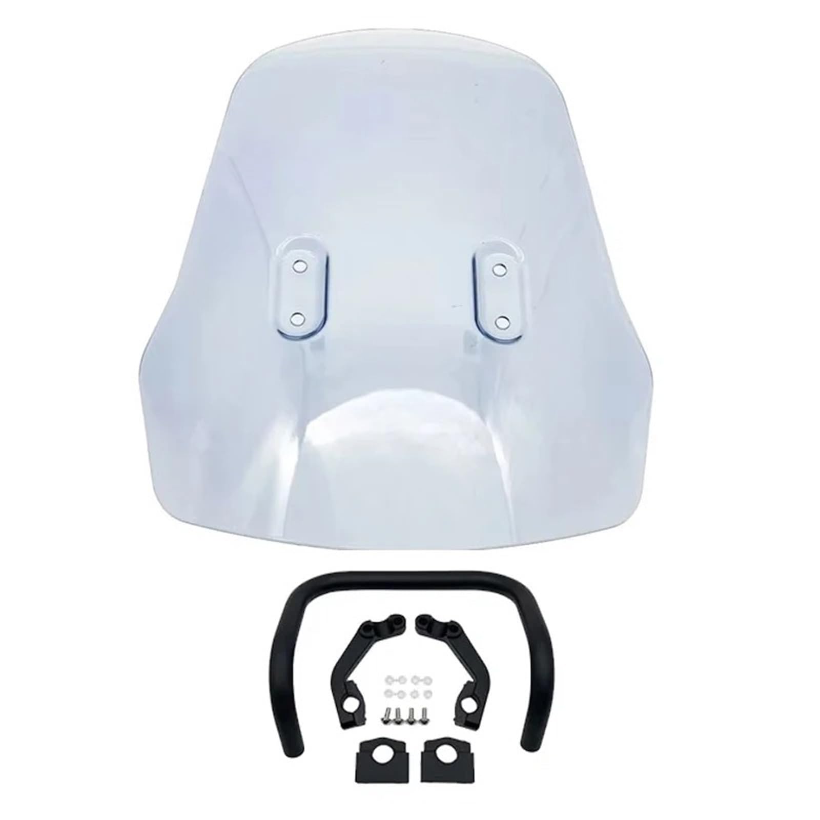 Motorrad Wind Luftabweiser Für CRF250L 2012-2023 Für CRF250M 2013-2023 Windschutzscheibe Windschutz Motorrad Windabweiser Schild Bildschirm Windschild Spoiler(Light Smoke) von IMMLSX