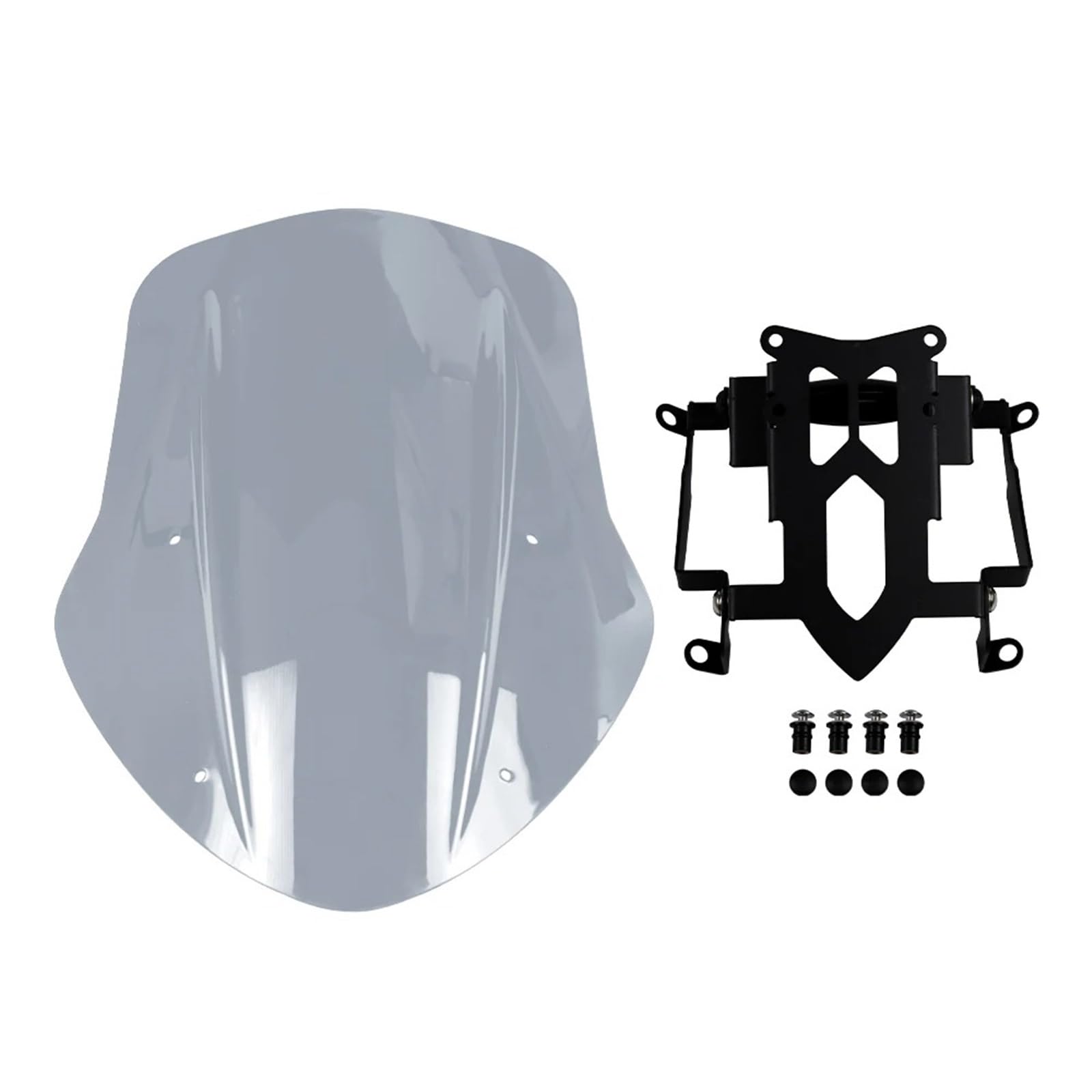 Motorrad Wind Luftabweiser Für Ducati Für Diavel 2014-2022 Windschutzscheibe Windschutz Abdeckung Windabweiser Mit Montage Halterung Motorrad Windschild Spoiler(Smoke) von IMMLSX