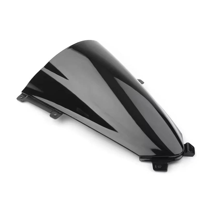 Motorrad Wind Luftabweiser Für Ducati Für Panigale V4 V4S 2021-2023 Motorrad Double Bubble Windschutzscheibe Deflektor Schutz Wind Bildschirm Windschild Spoiler(Black) von IMMLSX