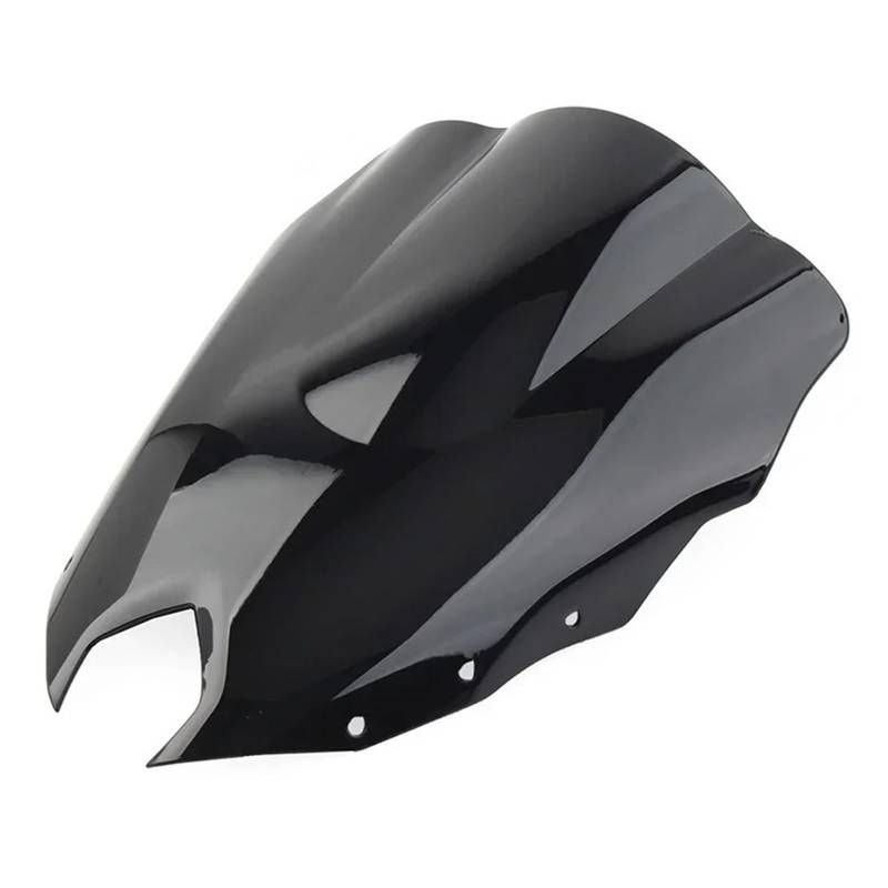 Motorrad Wind Luftabweiser Für FZ-6R 2009-2015 Motorradzubehör Windschutzscheibe Windschutzscheiben-Displayschutz Windschild Spoiler(Black) von IMMLSX