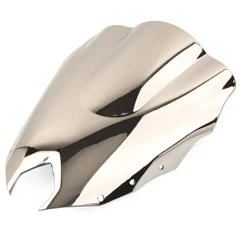 Motorrad Wind Luftabweiser Für FZ-6R 2009-2015 Motorradzubehör Windschutzscheibe Windschutzscheiben-Displayschutz Windschild Spoiler(Silver) von IMMLSX