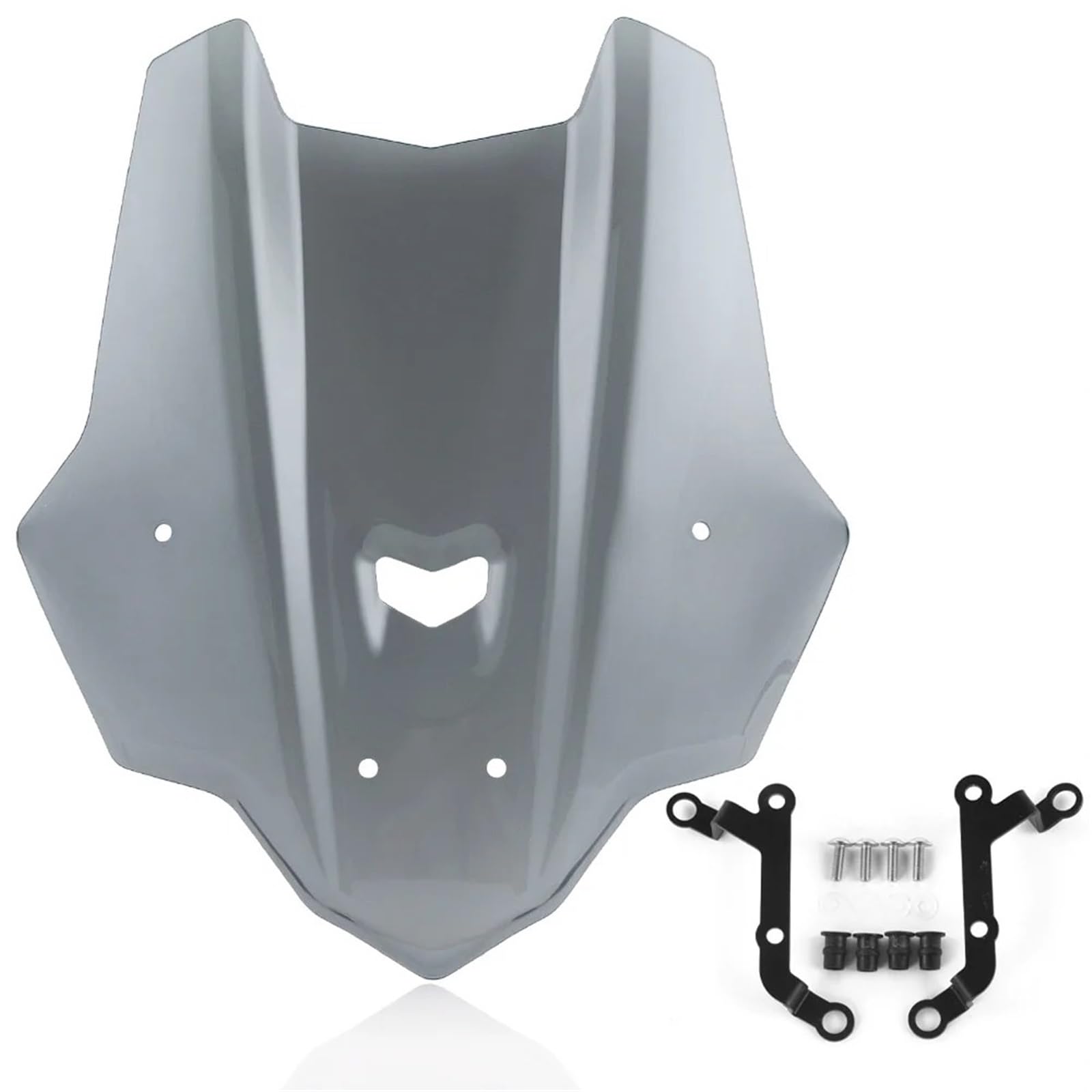 Motorrad Wind Luftabweiser Für FZ10 Für MT10 2016-2021 Motorrad Windschutzscheibe Windschutz Windabweiser Windschild Spoiler(Light Smoke) von IMMLSX