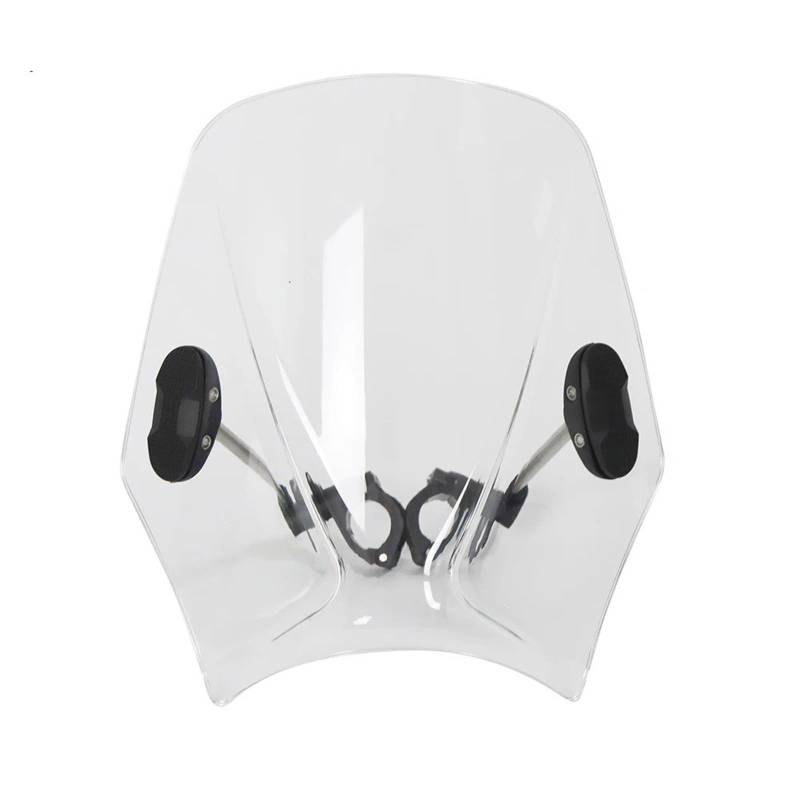 Motorrad Wind Luftabweiser Für GROM125 Für MSX125 Motorrad Zubehör Windschutz Windabweiser Windschild Spoiler(Transparent) von IMMLSX