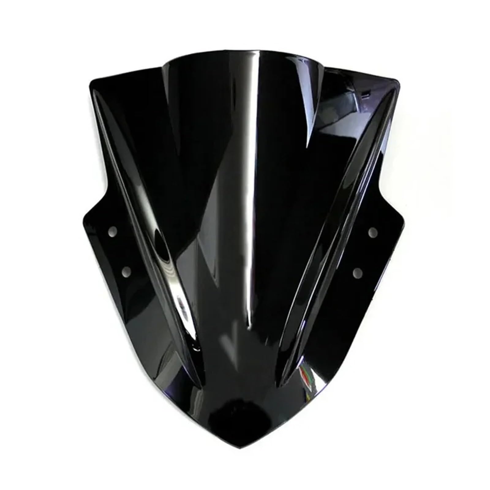 Motorrad Wind Luftabweiser Für Kawasaki Für Ninja 300 2013-2017 Motorrad Zubehör Windschutzscheibe Windschutz Windabweiser Motorrad Wind Bildschirm Windschild Spoiler(Black) von IMMLSX