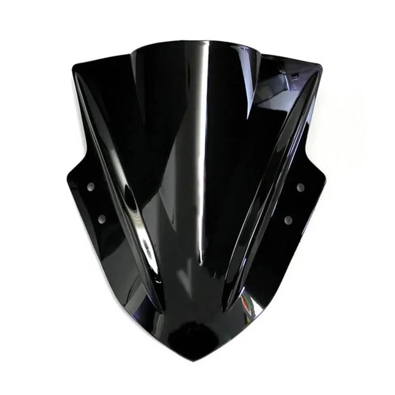 Motorrad Wind Luftabweiser Für Kawasaki Für Ninja 300 2013-2017 Motorrad Zubehör Windschutzscheibe Windschutz Windabweiser Motorrad Wind Bildschirm Windschild Spoiler(Black) von IMMLSX