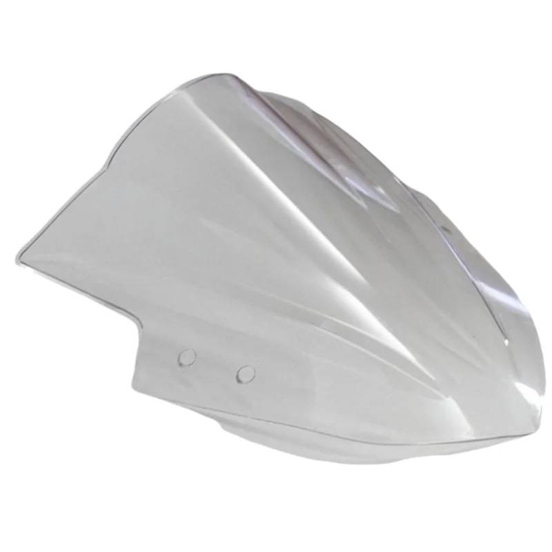 Motorrad Wind Luftabweiser Für Kawasaki Für Ninja 300 Für EX300 Für EX 300R 2013-2017 Windabweiser Windschutzscheibe Frontscheibe Accesorios para Moto Windschild Spoiler(Clear) von IMMLSX