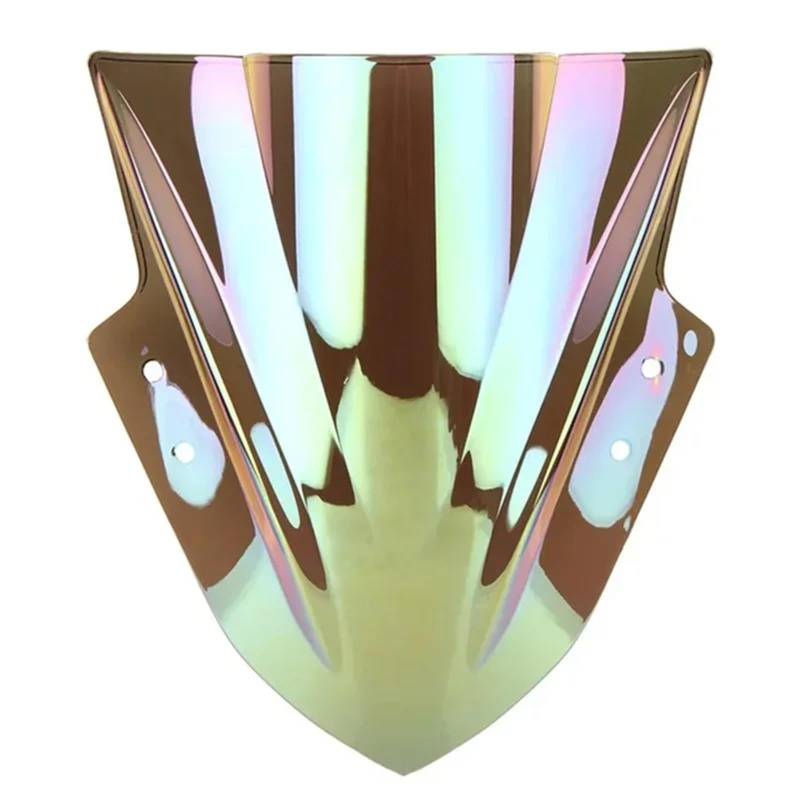 Motorrad Wind Luftabweiser Für Kawasaki Für Ninja Für EX300R Für ZX300 Motorrad Windschutz Windschutz Double Bubble Windschild Spoiler(Clear Colour) von IMMLSX
