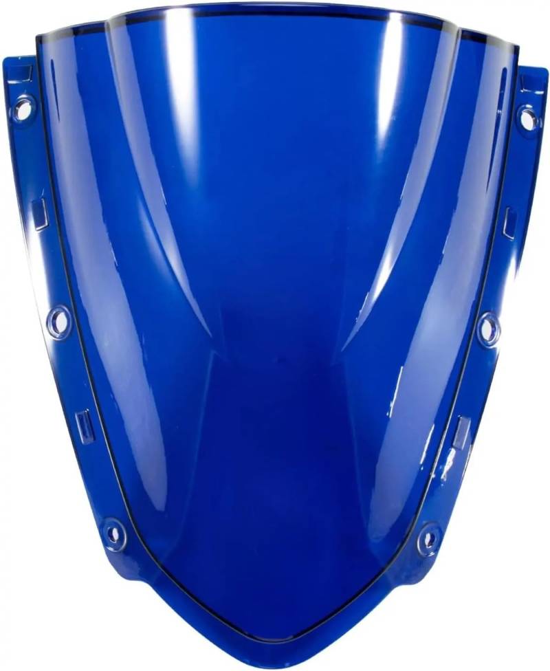 Motorrad Wind Luftabweiser Für Kawasaki Für Ninja Für ZX10R 2021-2023 Motorrad Zubehör Windschutzscheibe Windschutz Windabweiser Motorrad Luftabweiser Windschild Spoiler(Blue) von IMMLSX