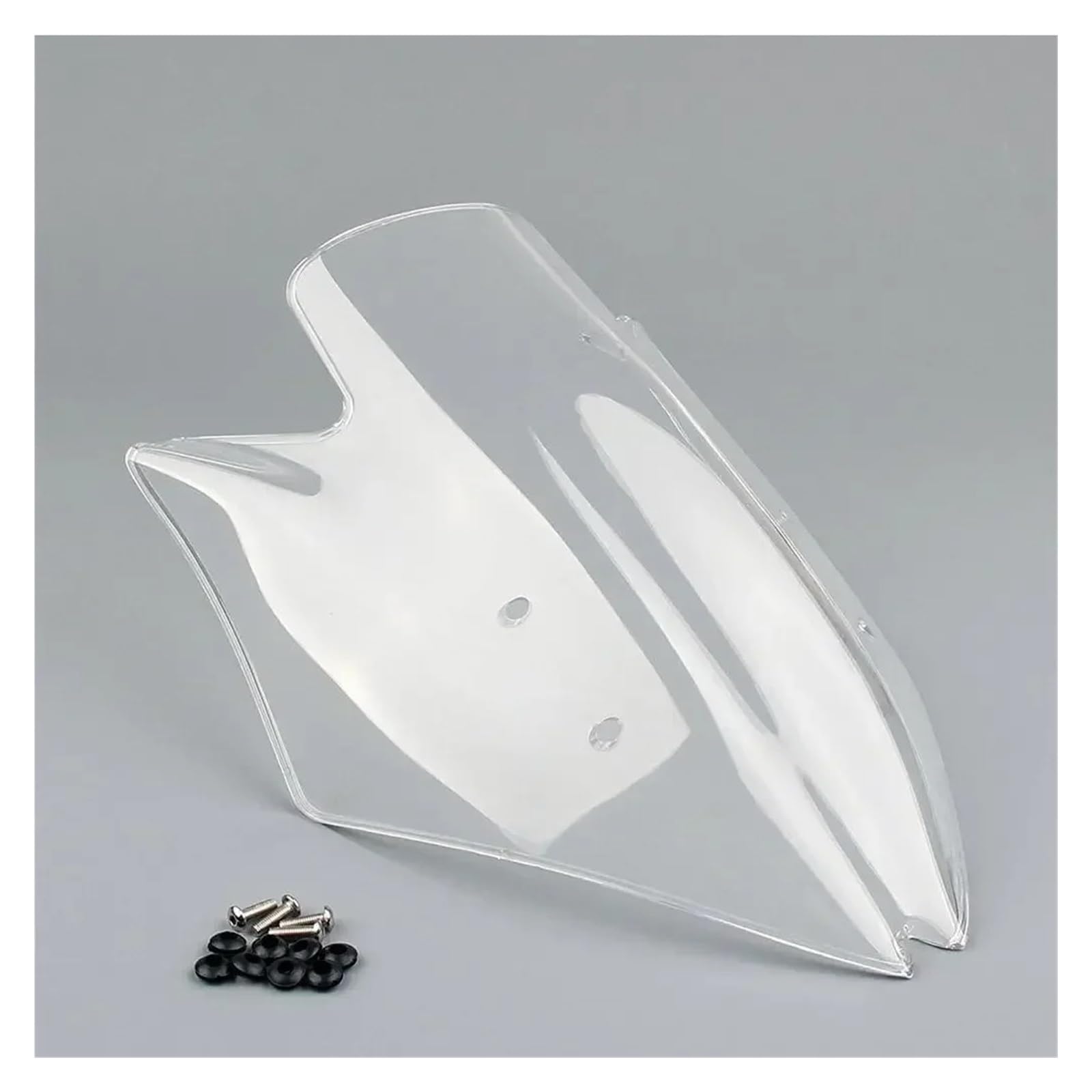 Motorrad Wind Luftabweiser Für Kawasaki Für Z1000 2007-2009 Motorrad Zubehör Double Bubble Windschutzscheibe Windschutz Bildschirm Windschild Spoiler(Clear) von IMMLSX