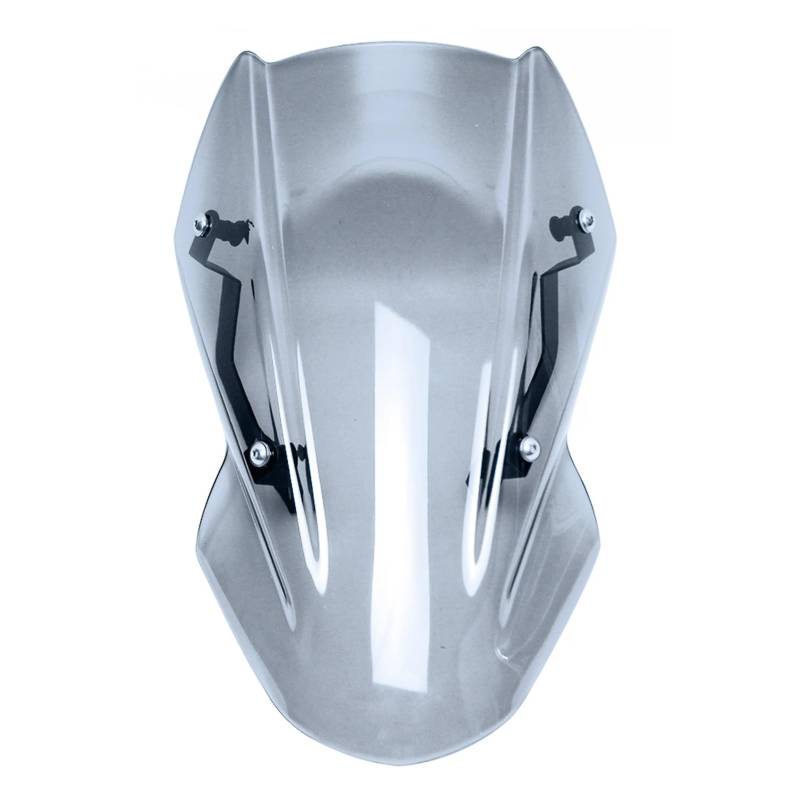 Motorrad Wind Luftabweiser Für Kawasaki Für Z650 2017-2019 ABS Windschutzscheibe Windschutz Schild Bildschirm Mit Halterung Windschild Spoiler(Light Smoke) von IMMLSX