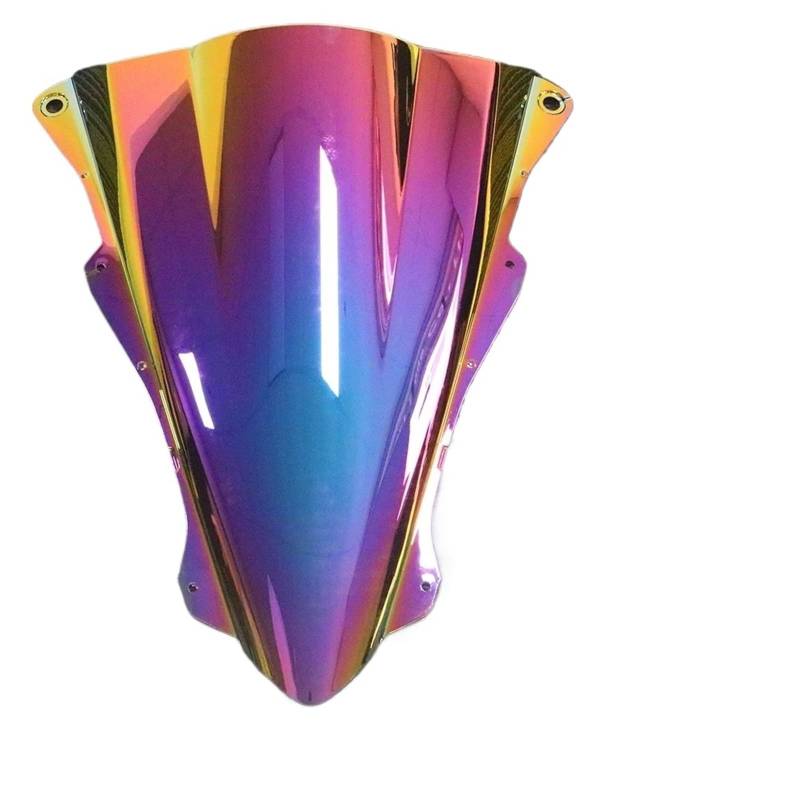 Motorrad Wind Luftabweiser Für Kawasaki Für ZX-4R Für ZX-4RR 2023 Motorrad Air Wind Bildschirm Deflektor Frontscheibe Windschutz Windschild Spoiler(1 Phantom Colour) von IMMLSX