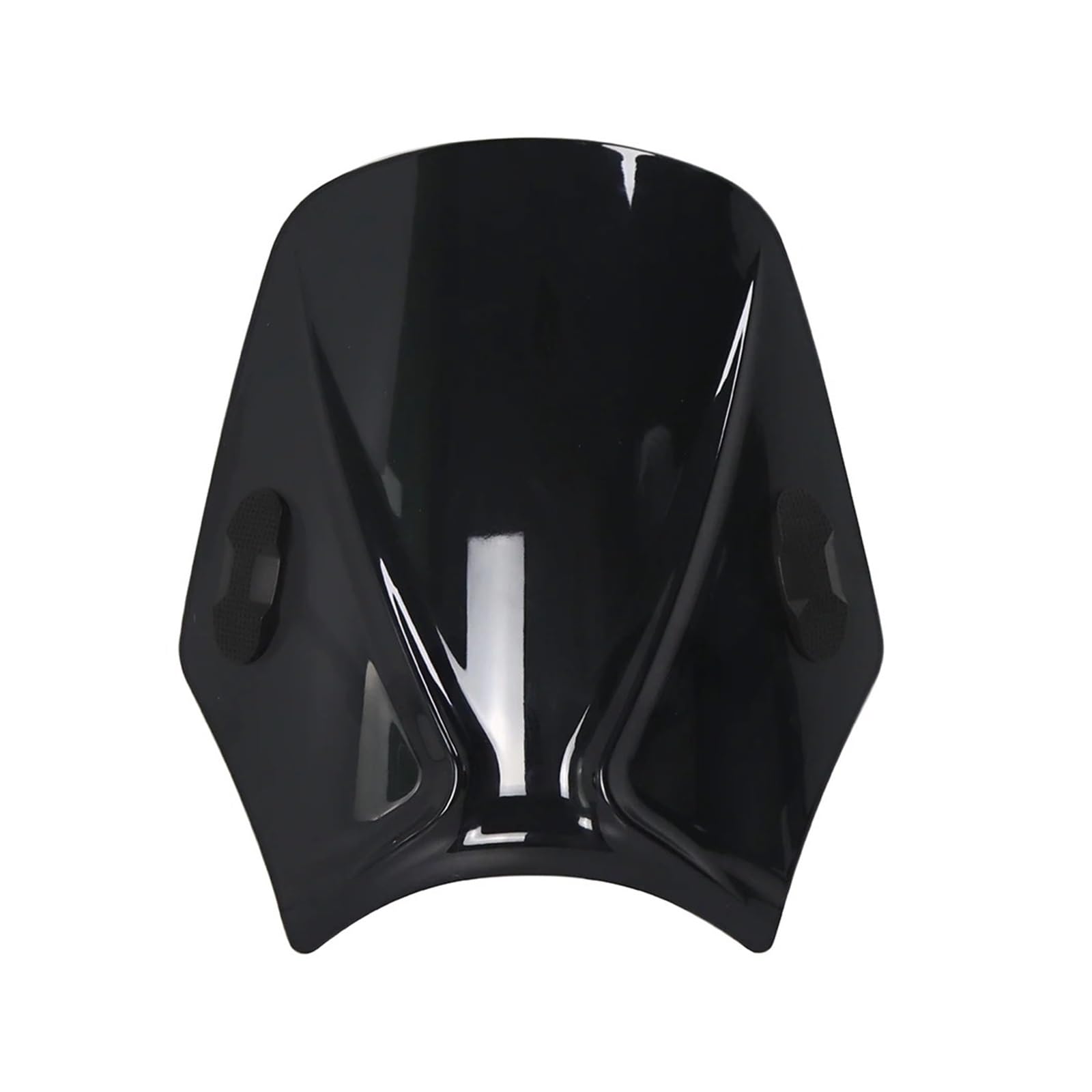 Motorrad Wind Luftabweiser Für Kawasaki Für Zephyr 550 Für ZR550B Motorrad Windschutzscheibe Windschutz Runde Scheinwerfer Windschild Spoiler(Black) von IMMLSX