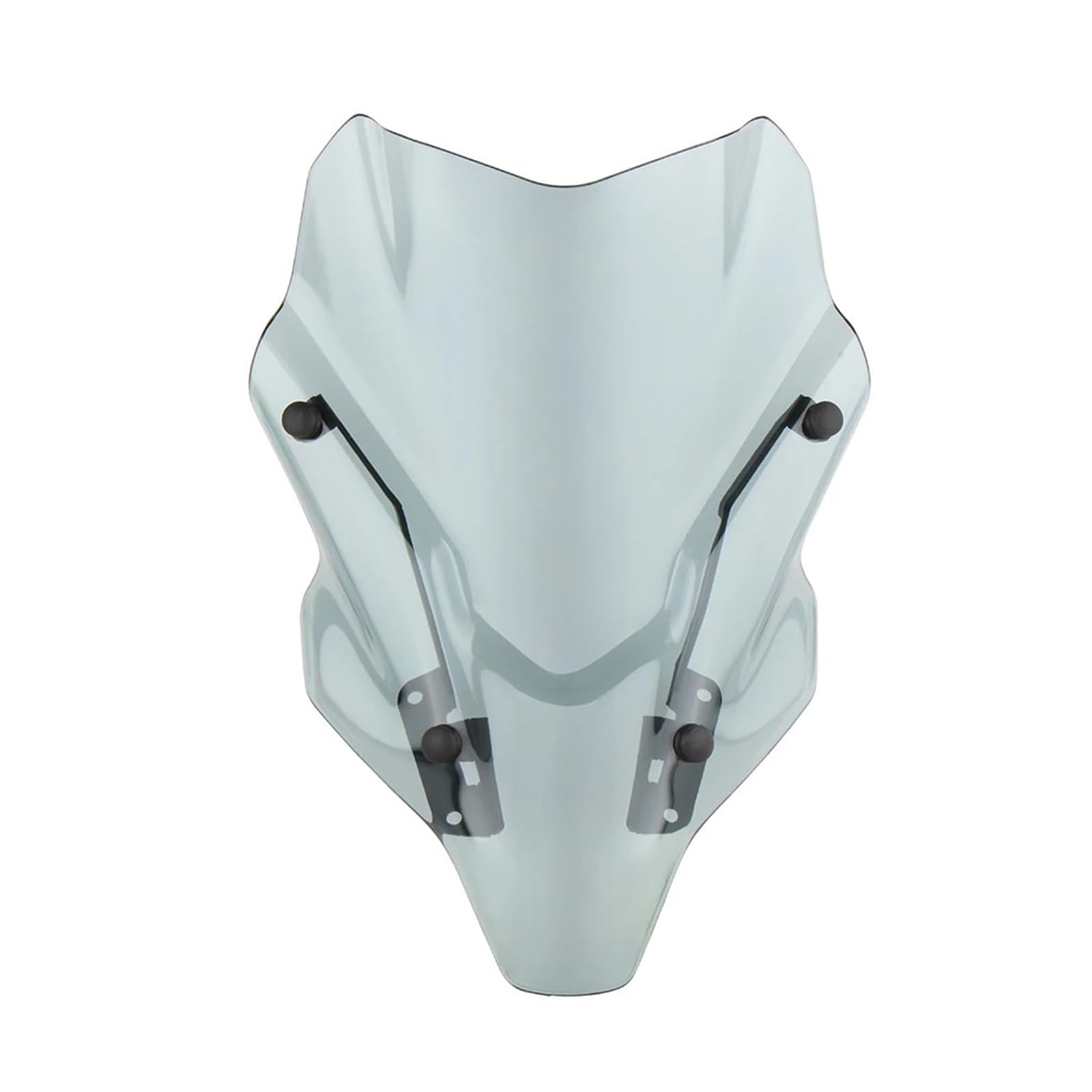Motorrad Wind Luftabweiser Für MT-07 Für FZ-07 2021-2024 Windschutz Windschutz Motorrad Windabweiser Schutz Double Bubble Wind Bildschirm Mit Halterung Windschild Spoiler(Light Smoke) von IMMLSX