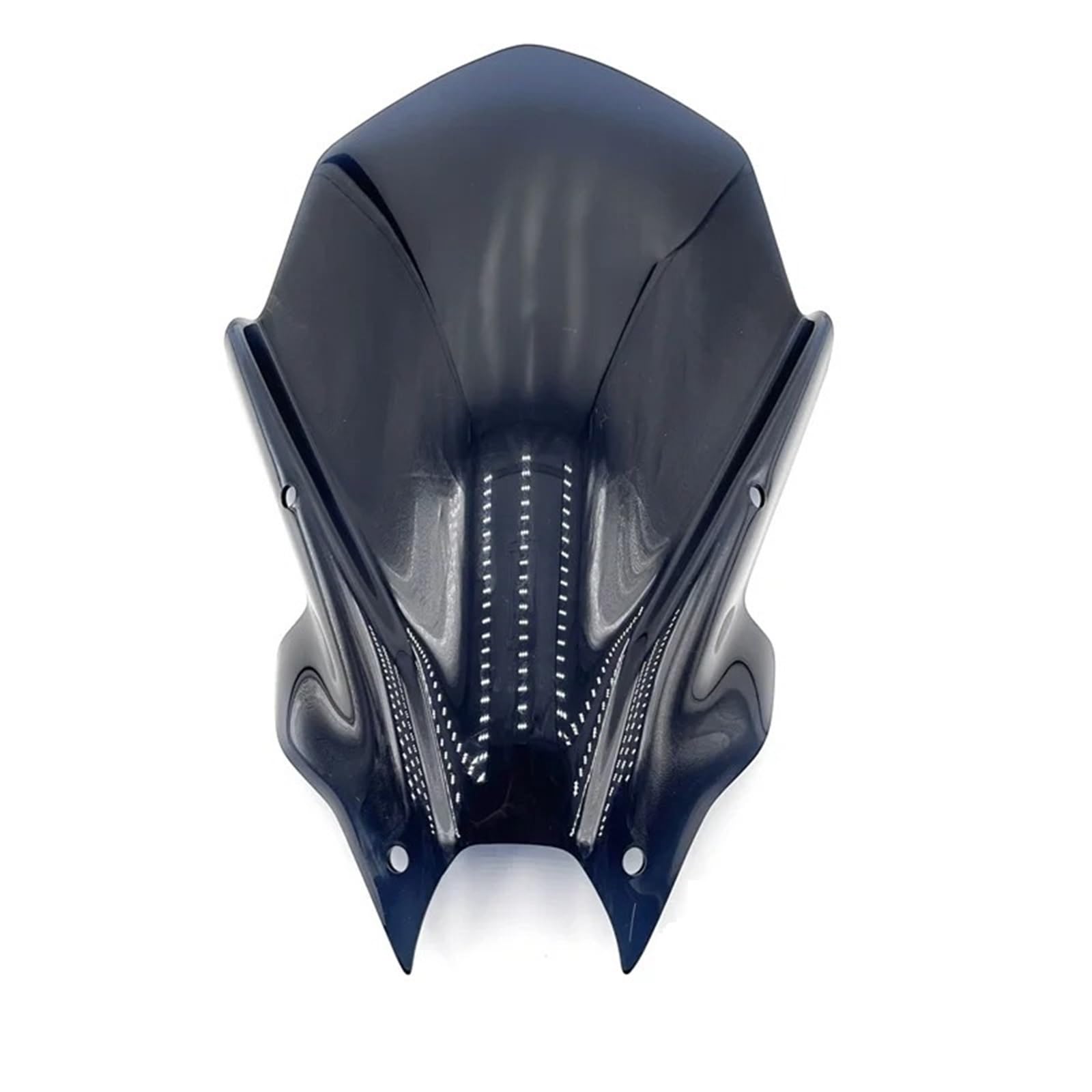 Motorrad Wind Luftabweiser Für MT-09 2021-2022 Windschutzscheibe Windschutzscheibe Aluminium Kit Deflektor Verkleidungsabdeckung Windschild Spoiler(Smoke) von IMMLSX