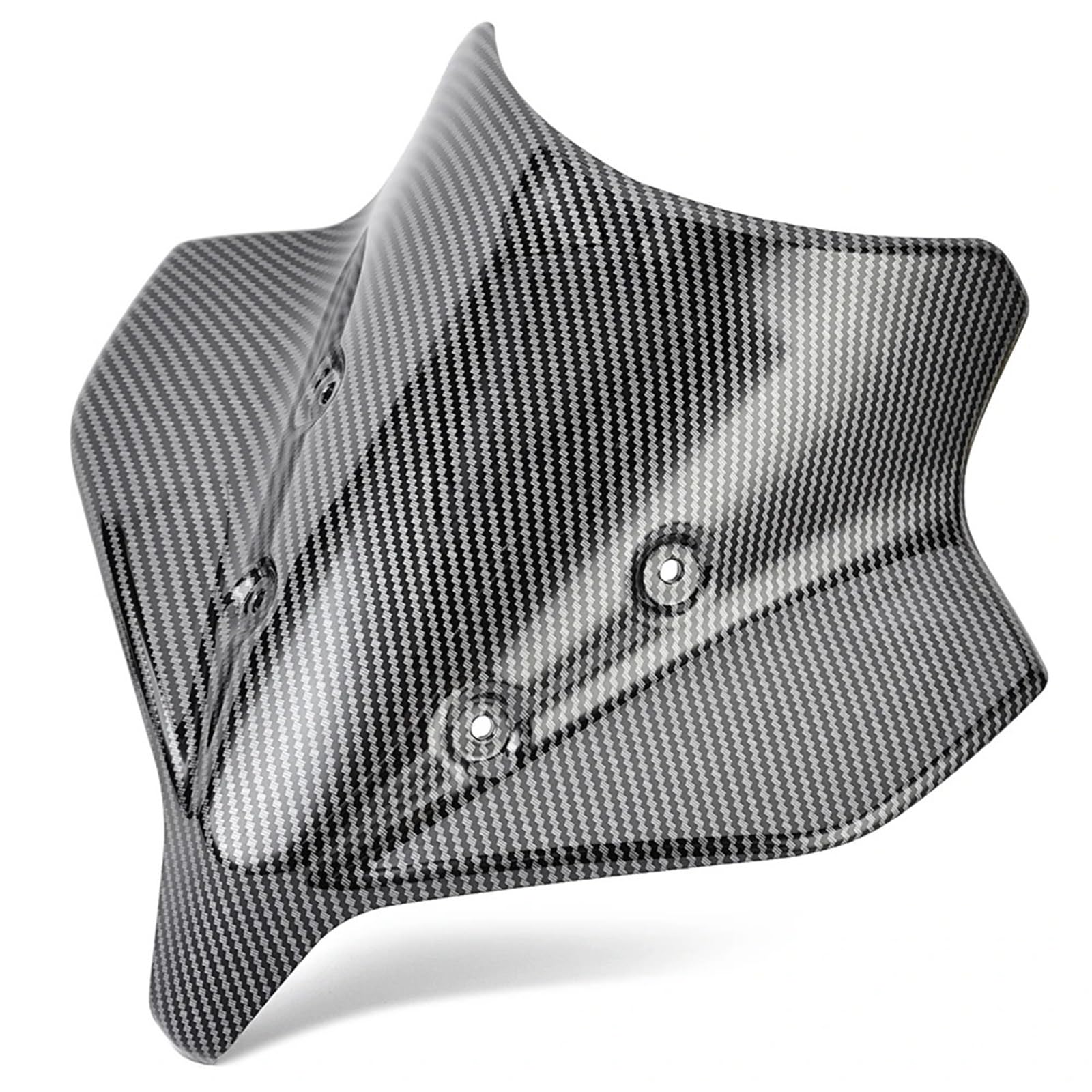 Motorrad Wind Luftabweiser Für MT-10 SP 2022-2024 Windschutzscheibe Motorrad Windschutzscheibe Windabweiser Zubehör Windschild Spoiler(Carbon Fiber Look) von IMMLSX