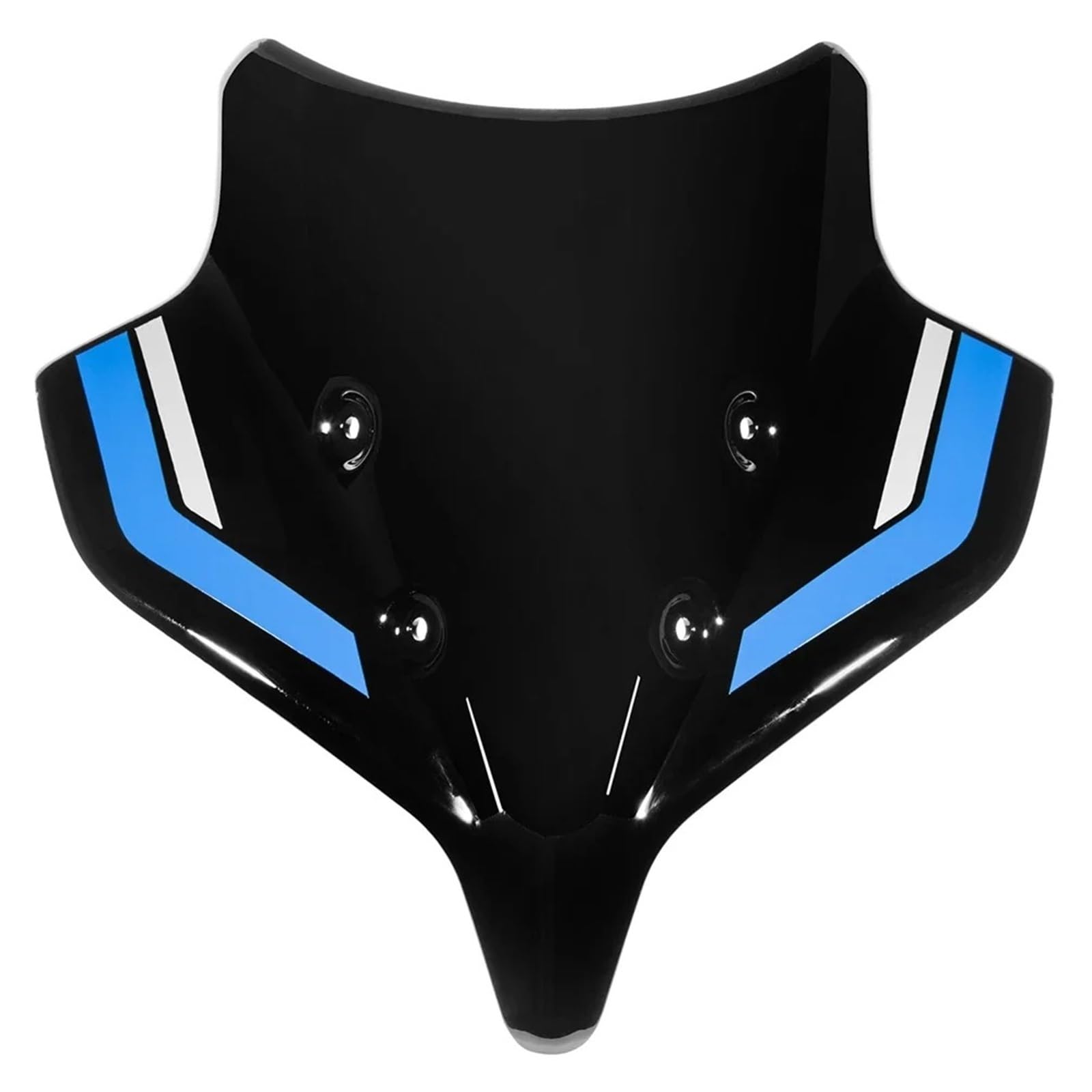 Motorrad Wind Luftabweiser Für MT-10 SP 2022-2025 Windschutzscheibe Windschutz Motorrad Air Wind Bildschirm Schild Deflektor Zubehör Windschild Spoiler(Black) von IMMLSX