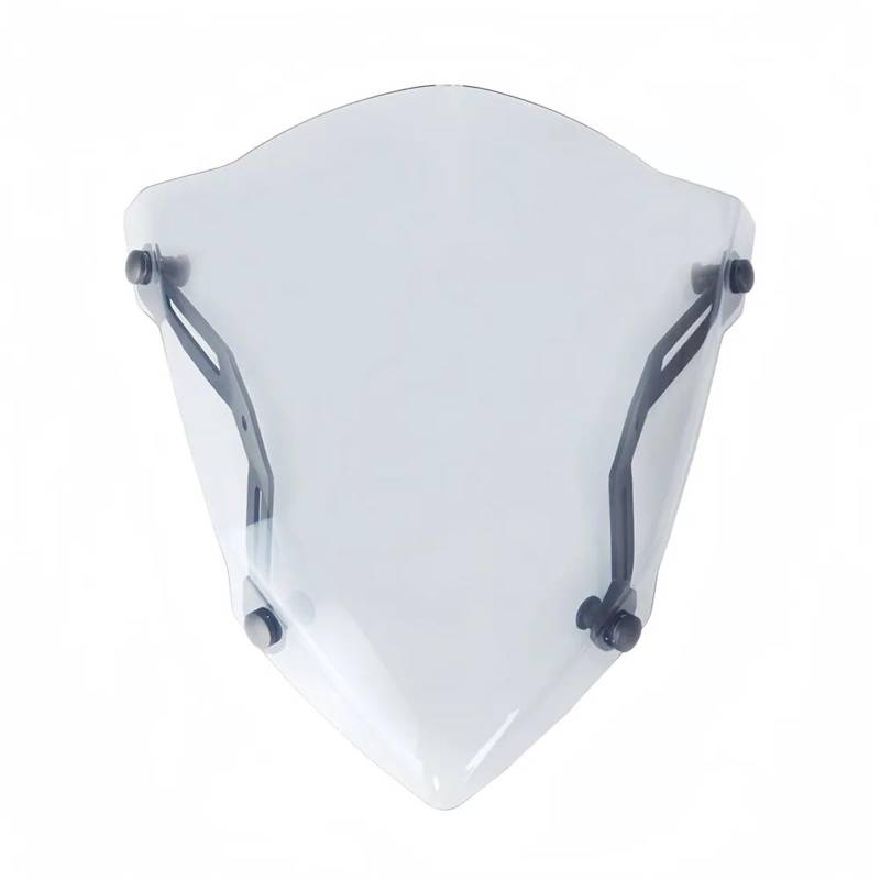 Motorrad Wind Luftabweiser Für MT-25 Für MT-03 2020-2023 Windschutzscheibe Windschutz Motorrad Zubehör Windabweiser Bildschirm Schild Windschild Spoiler(Light Smoke) von IMMLSX