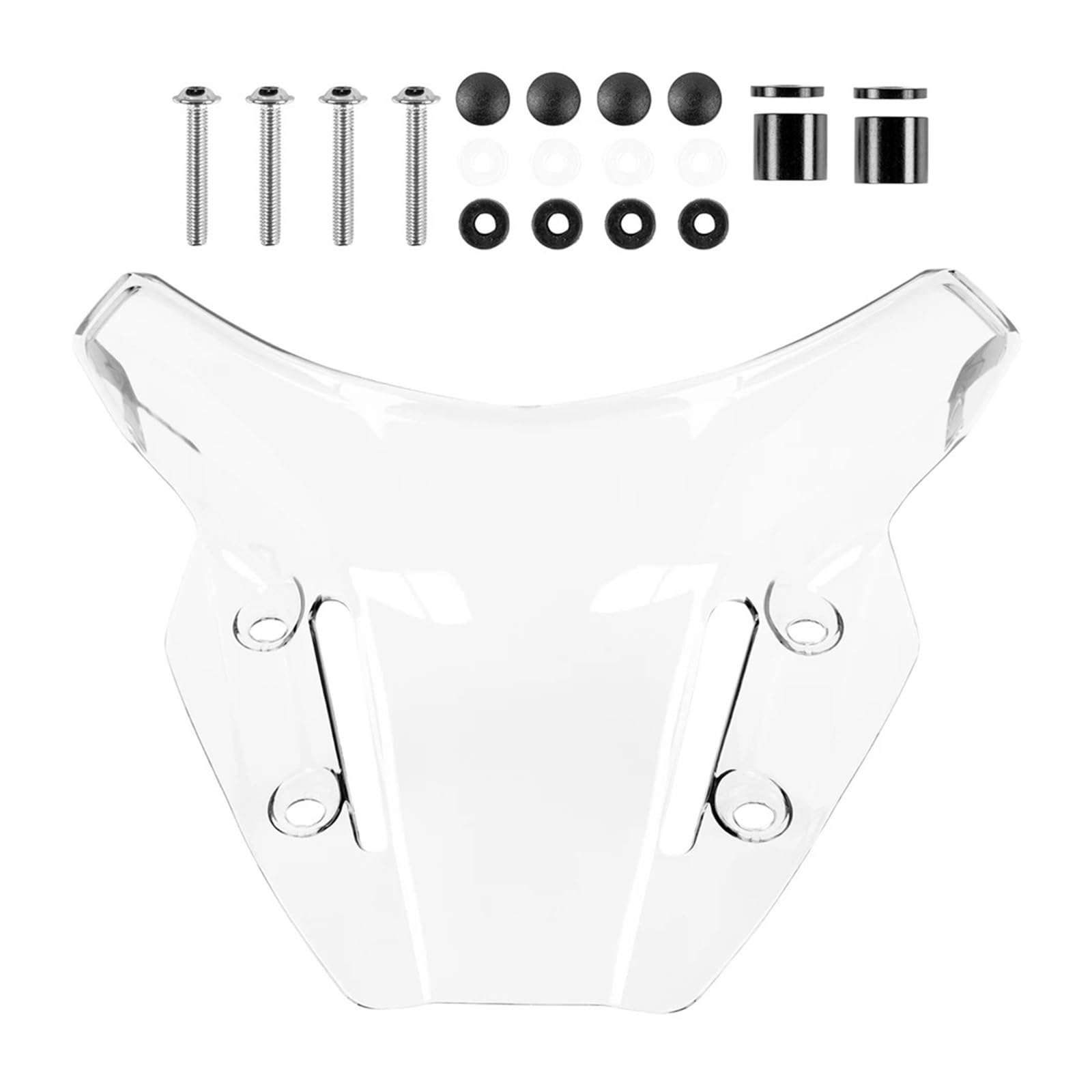 Motorrad Wind Luftabweiser Für MT09 2021-2023 Sport Touring Windschutzscheibe Windschutz Motorrad Windabweiser Schild Bildschirm Zubehör Windschild Spoiler(Clear) von IMMLSX