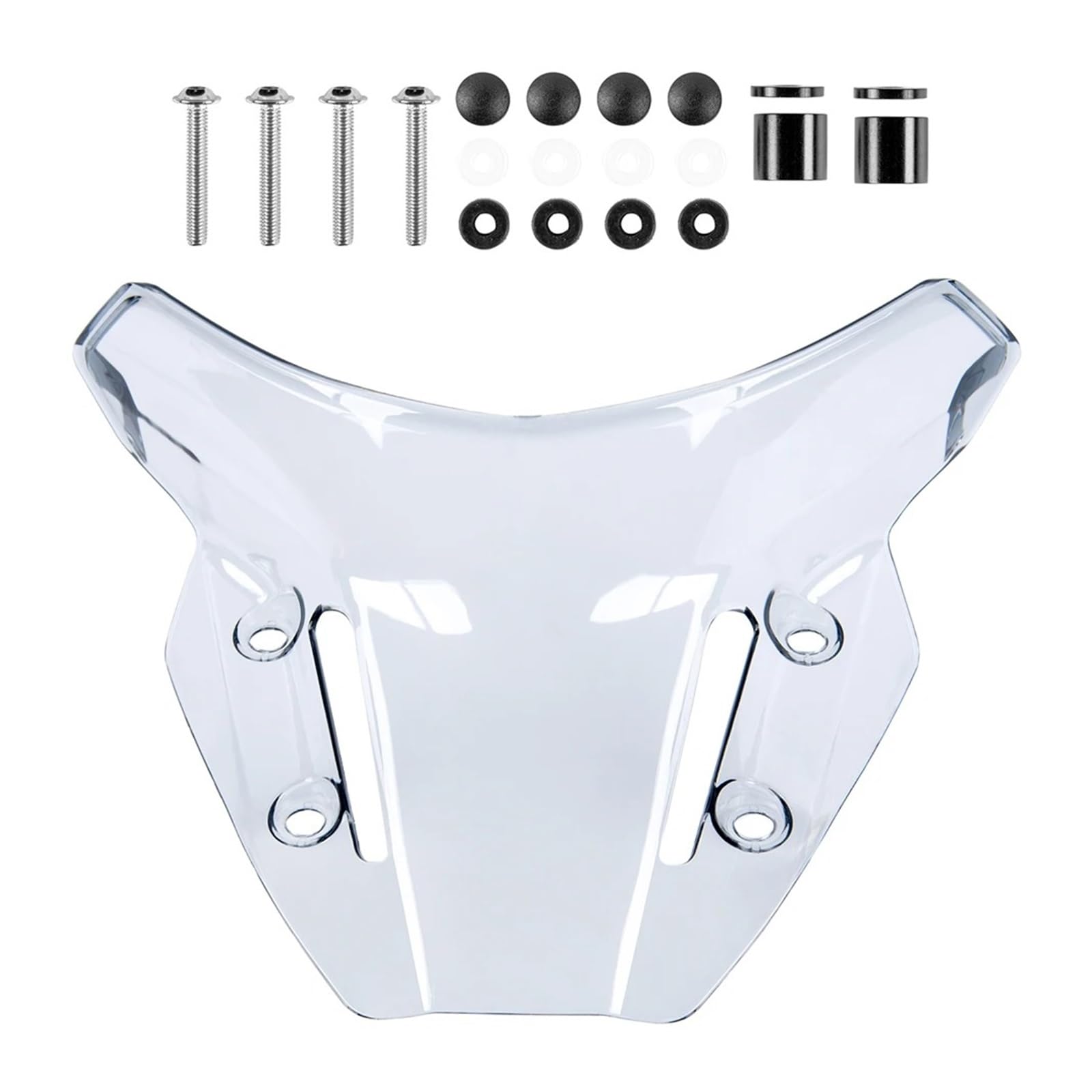 Motorrad Wind Luftabweiser Für MT09 2021-2023 Sport Touring Windschutzscheibe Windschutz Motorrad Windabweiser Schild Bildschirm Zubehör Windschild Spoiler(Light Smoke) von IMMLSX