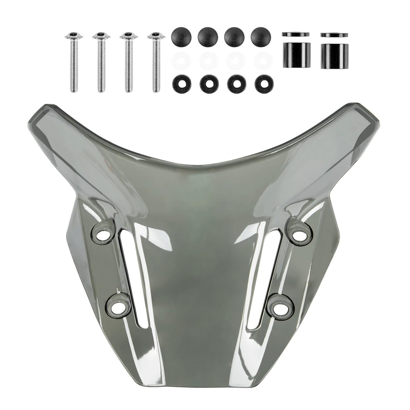 Motorrad Wind Luftabweiser Für MT09 2021-2023 Sport Touring Windschutzscheibe Windschutz Motorrad Windabweiser Schild Bildschirm Zubehör Windschild Spoiler(Smoke) von IMMLSX