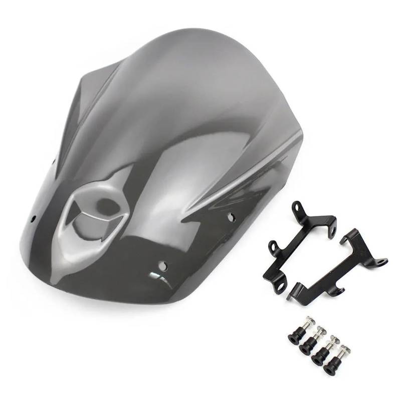 Motorrad Wind Luftabweiser Für MT09 Für FZ09 2013-2016 Motorrad Windschutzscheibe Windschutz Windabweiser Mit Halterung Windschild Spoiler(Light Smoke) von IMMLSX