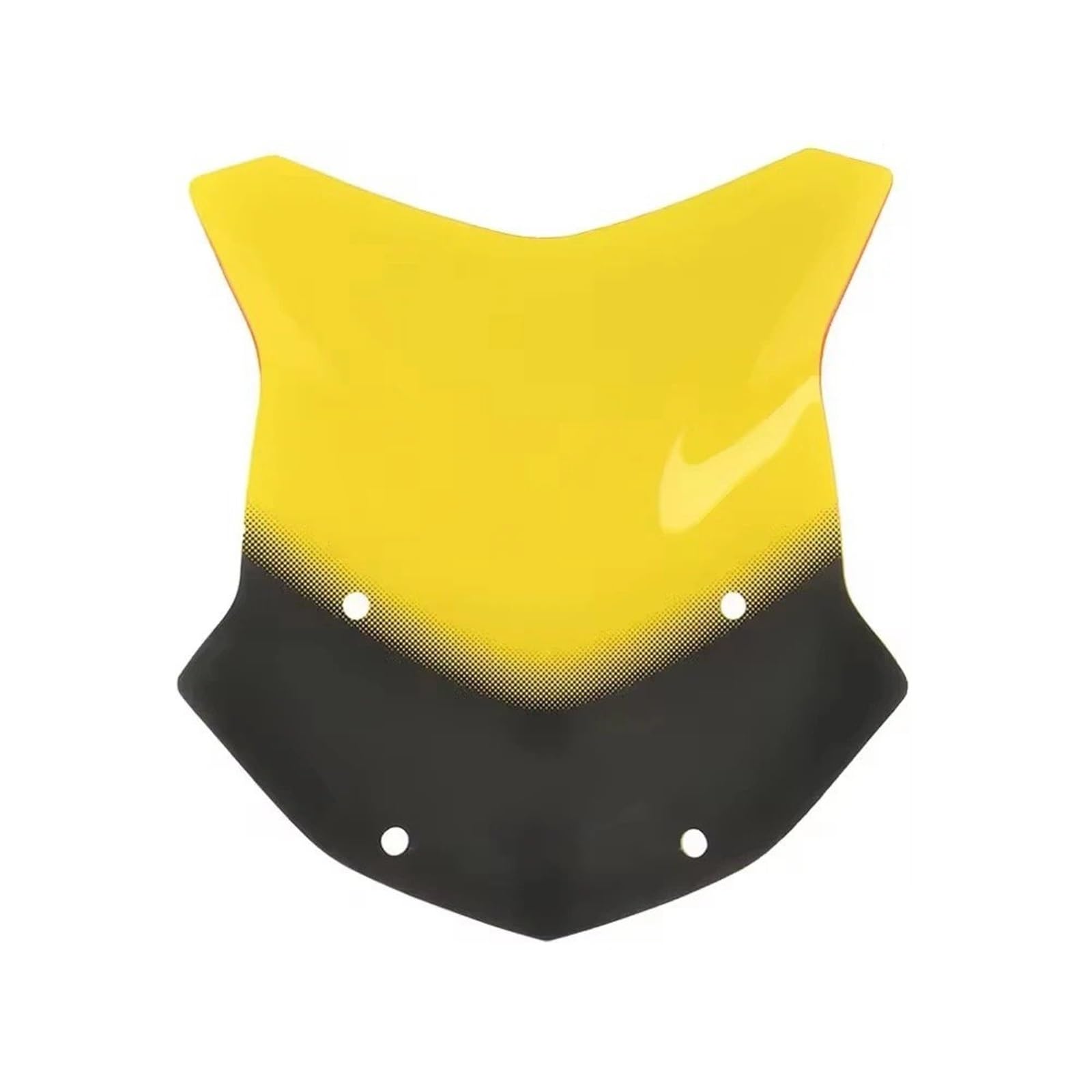 Motorrad Wind Luftabweiser Für R1200GS LC 2013-2020 Windschutz Bildschirm Windschutz Deflektor Spoiler Schutz Windschild Spoiler(480mm-Black Yellow) von IMMLSX