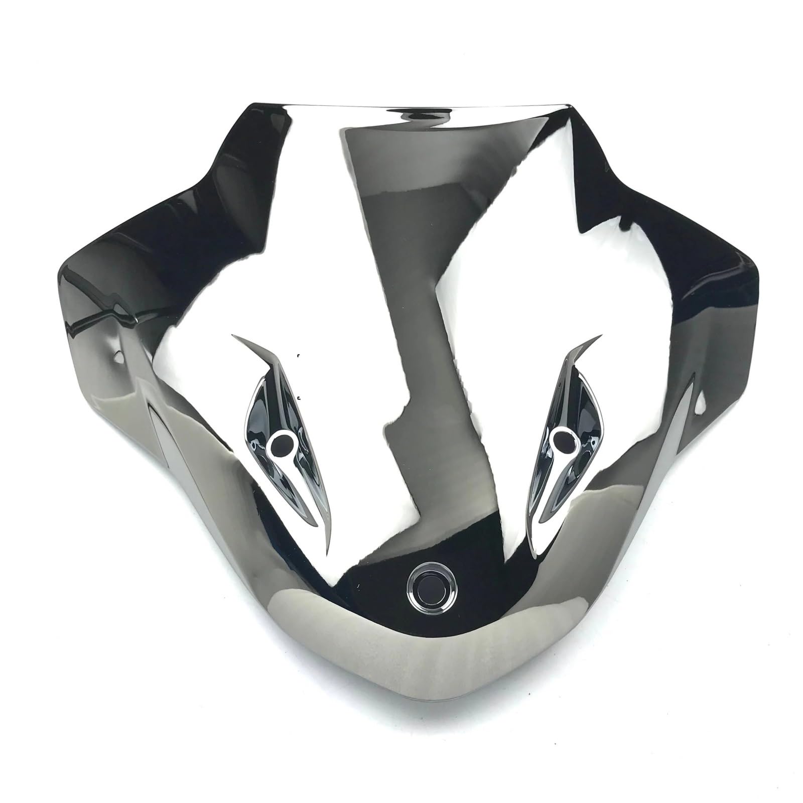 Motorrad Wind Luftabweiser Für S1000R 2014-2017 Motorrad Windschutzscheibe Deflektor Windschutzscheibe Windschild Spoiler(Silver) von IMMLSX