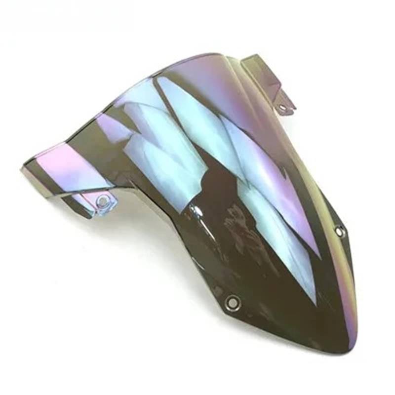 Motorrad Wind Luftabweiser Für S1000RR 2019-2020 Motorrad Bildschirm Windschutzscheibe Windschutz Double Bubble Windschild Spoiler(Clear iruidium) von IMMLSX