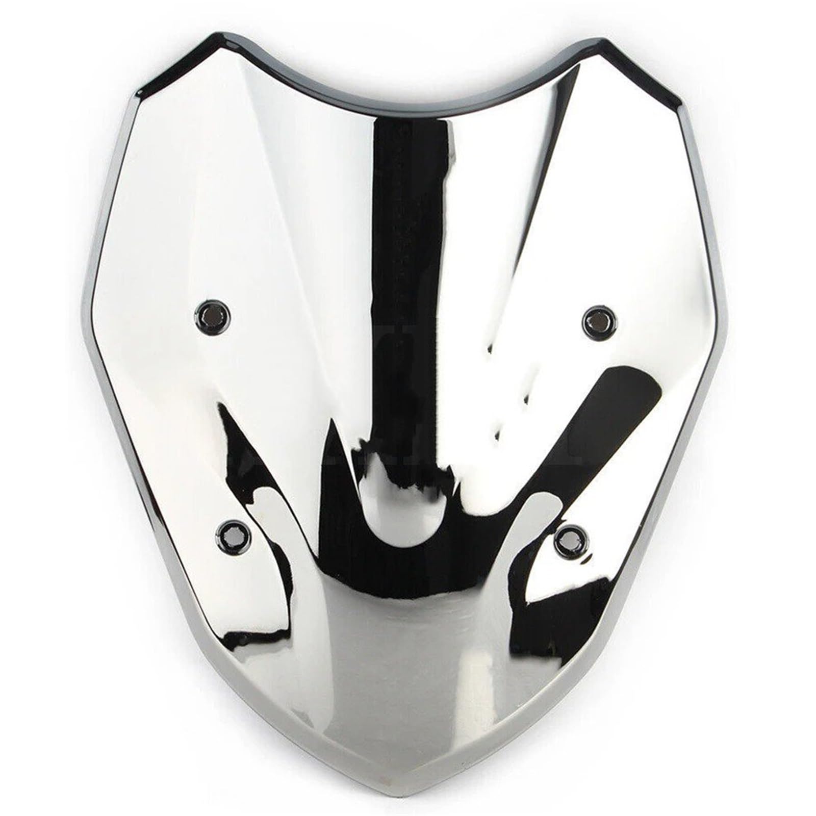 Motorrad Wind Luftabweiser Für S1000XR 2015-2019 Motorrad Wind Windschutzscheibe Windschutz Verkleidung Schwarz Windschild Spoiler(Silver) von IMMLSX