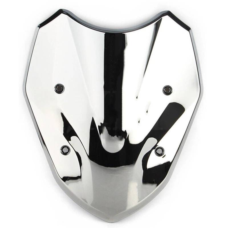 Motorrad Wind Luftabweiser Für S1000XR 2015-2019 Motorrad Wind Windschutzscheibe Windschutz Verkleidung Schwarz Windschild Spoiler(Silver) von IMMLSX