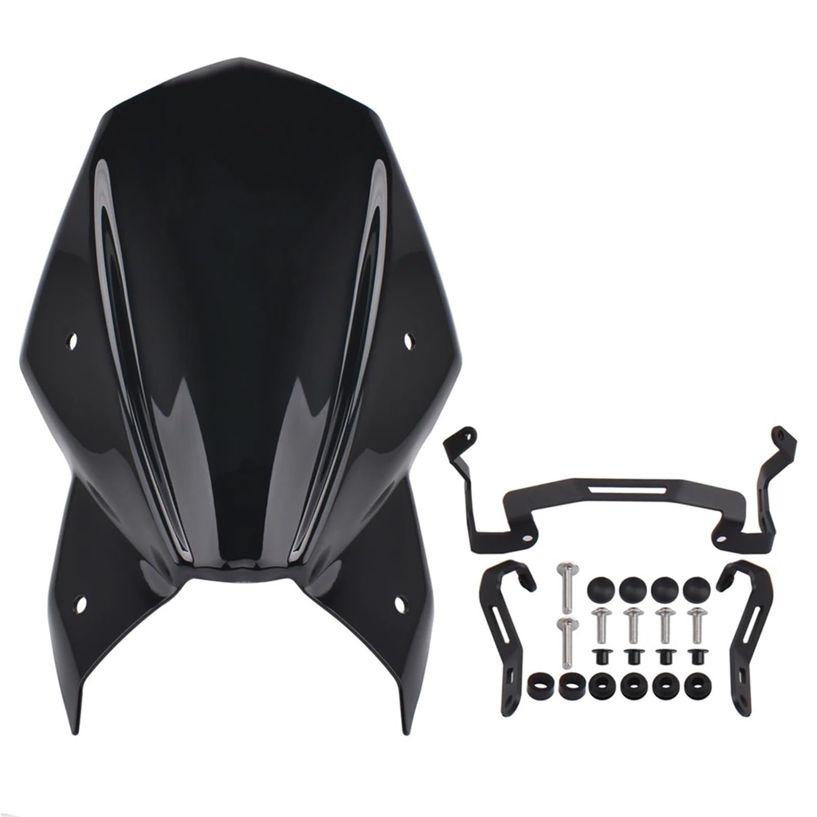 Motorrad Wind Luftabweiser Für Suzuki Für GSX-S950 2021-2024 Windschutzscheibe Frontscheibe Windschild Spoiler(Smoke) von IMMLSX